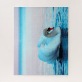 Beau Swan sur le lac, Jigsaw Puzzle (Vertical)