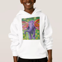 Beau sweat - shirt à capuche d'image d'éléphant