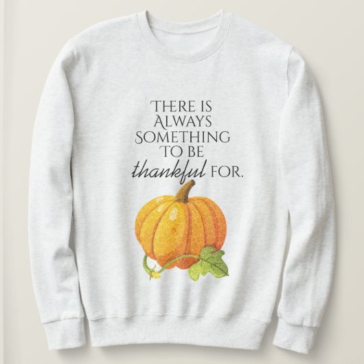 Beau Sweatshirt Citrouille d'automne (Design devant)