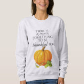 Beau Sweatshirt Citrouille d'automne (Devant)