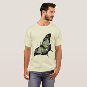 Beau T-shirt de papillon de machaon (Devant entier)