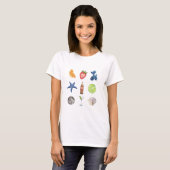 Beau T-shirt d'été (Devant entier)
