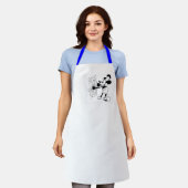 Beau tablier avec Steamboat Willie design (Porté)
