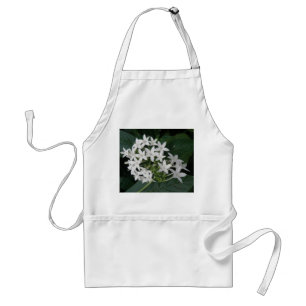 Beau Tablier Blanc Tropical Flowers