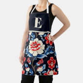 Beau Tablier Floral Monogrammé (Insitu)