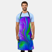 Beau tablier Peacock Abstrait (Porté)