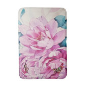 Beau tapis de bain à motifs floraux (Devant (Vertical))