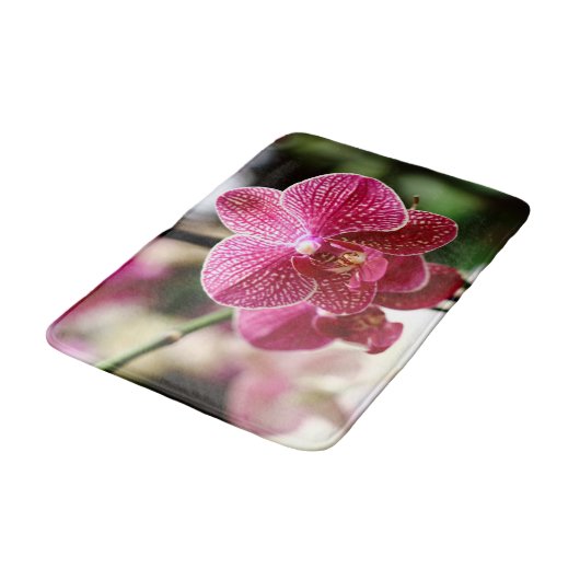 Beau tapis de bain d'orchidée (Angle)
