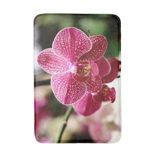 Beau tapis de bain d'orchidée (Devant (Vertical))