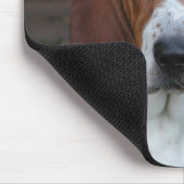 Beau tapis de souris de Basset Hound (Coin)