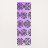 Beau tapis pourpre de méditation et de yoga de (Dos)