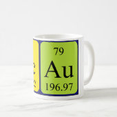 Beau tasse de nom de table périodique (Devant droit)