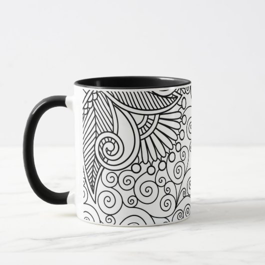 Beau tasse de schéma (Gauche)
