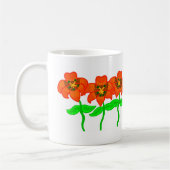Beau tigre Lilies Coffee Mug (Gauche)