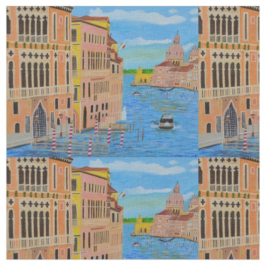 Beau tissu de coton Venise (Fermer)