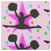BEAU TISSU ROSE CHEERLEADLEADE (Fermer)