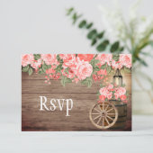 Beau tonneau en bois Patiné et corail - RSVP (Debout devant)