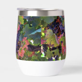 Beau verre de vin avec raisins (Droite)