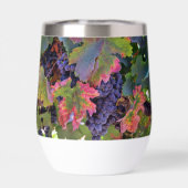 Beau verre de vin avec raisins (Arrière)