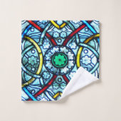Beau verre souillé élégant de Notre Dame (Gant de toilette)
