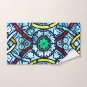 Beau verre souillé élégant de Notre Dame (Serviette à main)