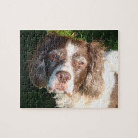 Beau vieux puzzle de chien (Horizontal)
