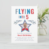 Beau vol à 5 ans Invitation (Debout devant)