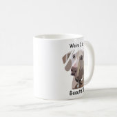 Beau Weimaraner Mug (Devant droit)