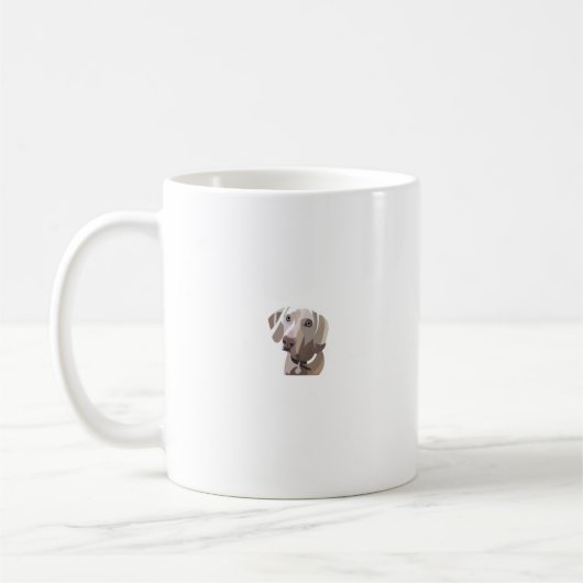 Beau Weimaraner Mug (Gauche)