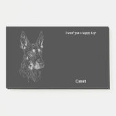 Beauceron Abstracte Kunst Hondennaam Post-it® Notes (Voorkant)