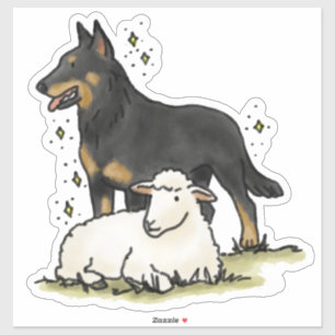 Beauceron - Autocollant de voiture de travail
