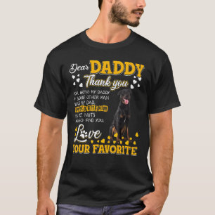 Beauceron Beste papa Bedankt dat je mijn papa bent T-shirt