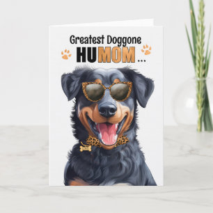 Beauceron Dog Greatest HuMOM Moederdag Feestdagen Kaart
