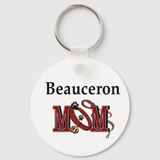 Beauceron Dog MOM Sleutelhanger (Voorkant)