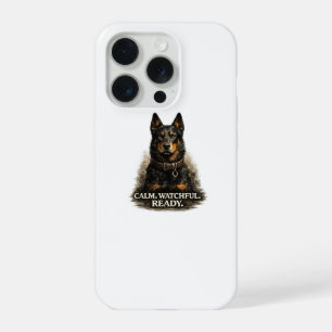 Beauceron – Kalm Waakzaam Bereid iPhone 15 Pro Hoesje