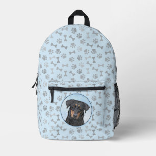 Beauceron Schilderij - Mooie Originele Honden Kuns Bedrukte Rugzak