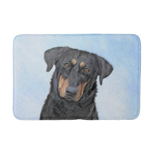 Beauceron-schildering - Kute Original Dog Art Badmat