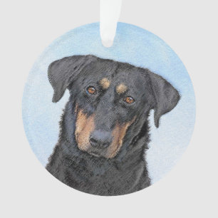 Beauceron-schildering - Kute Original Dog Art Ornament