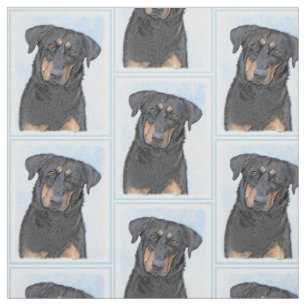 Beauceron-schildering - Kute Original Dog Art Stof