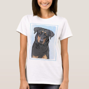 Beauceron-schildering - Kute Original Dog Art T-shirt