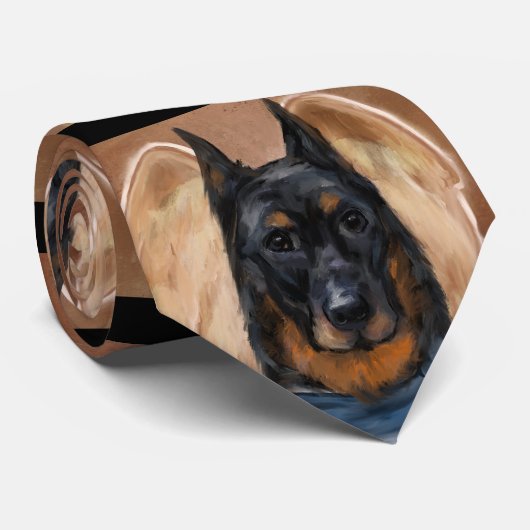 Beauceron Stropdas (Opgerold)