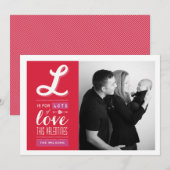 Beaucoup d'amour | Carte photo de la Saint Valenti (Devant / Derrière)