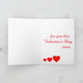 Beaucoup d'amour Carte Saint Valentin (Intérieur)