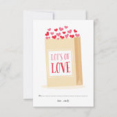 Beaucoup d'amour classe carte de la Saint-Valentin (Devant)