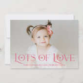 Beaucoup d'amour Modifier la couleur Carte Saint-V (Devant)