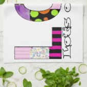 Beaucoup d'amour serviette de cuisine (Plié)