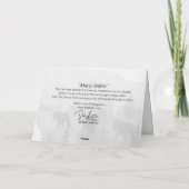 "Beaucoup dans" - Carte de voeux (Dos)