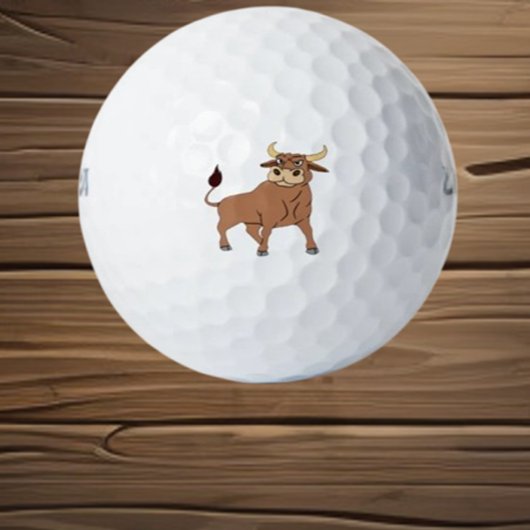 Beaucoup de BALLES DE GOLF Bull