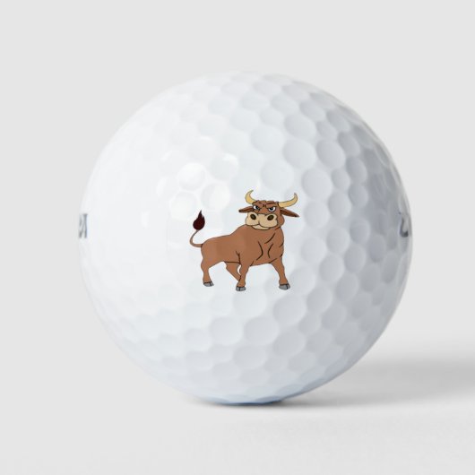Beaucoup de BALLES DE GOLF Bull (Devant)