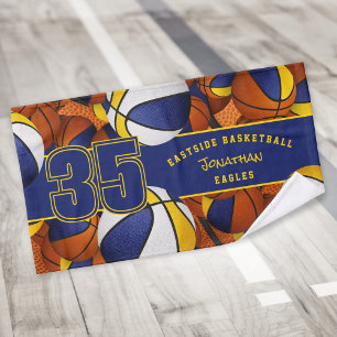 Beaucoup de boules de basket personnalisés nom d'a